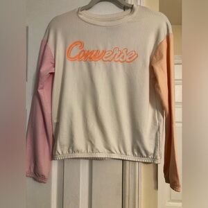 Converse colorful pastel long sleeve shirt girls size‎ large 12-13 yrs old